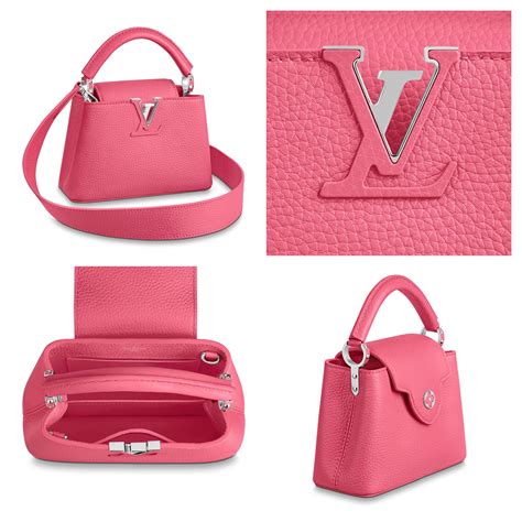 lv pink capucines|louis vuitton capucines mini.